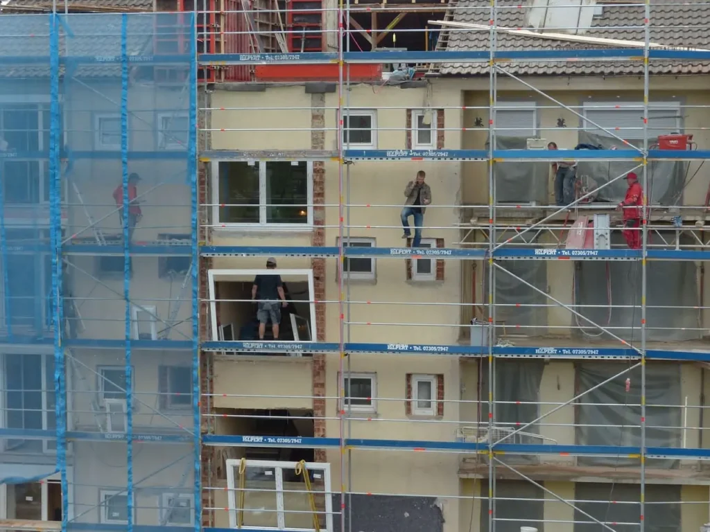 immeuble en renovation